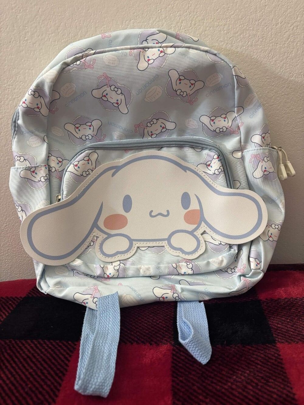 Cinnamoroll Small Mini Blue Backpack Puppy Cute 14"